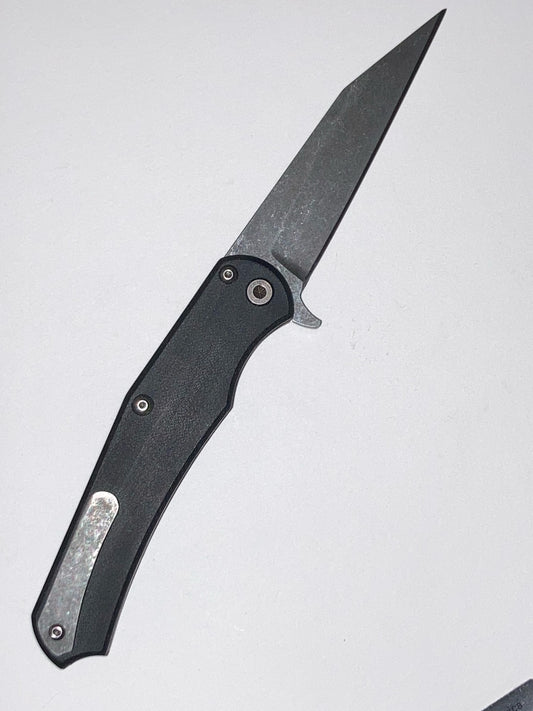 Green Micarta Flipper Pocket Knife